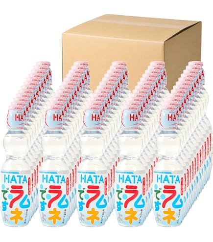 Amazon.co.jp: ハタ鉱泉 ハタPETラムネですよ シール付250ml×30本