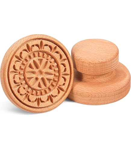 Amazon | Nordic Ware Cookie Stamps, Set of 3, with Blue Handles