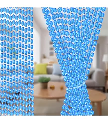 Amazon.co.jp: FENGSHOUU 玉のれん レトロ 木製ビーズカーテン