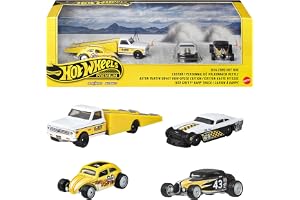 ホットウィール(Hot Wheels) プレミアム コレクターセットアソート ムーンアイズ セット ミニカー 4台 3歳から GMH39-978H | 1:64スケール・Real Riders™タイヤ・Metal/Metal™仕様・ダイキャストカー3