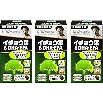 Amazon | ［まとめ売り］イチョウ葉＆DHA・EPA 60粒 3個（約30日