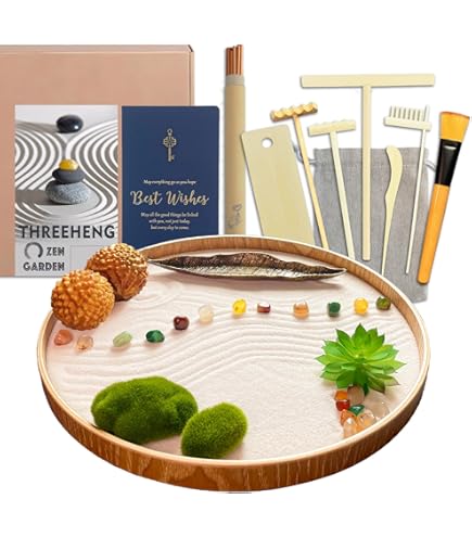 Mini Zen Garden Kit For Desk Review - Japanese Garden Craft