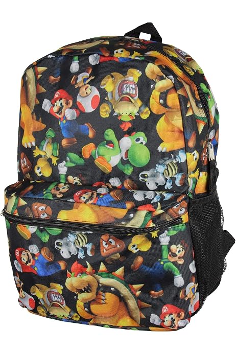 Super Mario Bros. Backpack All Over 