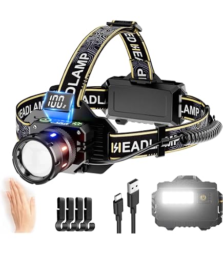 Amazon.co.jp: LED ヘッドライト 【新登場·センサー機能·2光源9モード