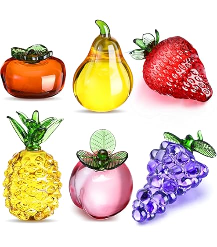 Amazon.co.jp: きらきら 葡萄の木 ガラスのオブジェ ぶどう カラフル