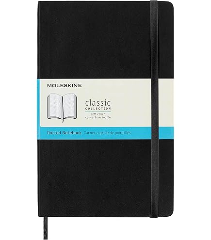 Amazon | Moleskine Classic Notebook, Large, Ruled, Black, Soft