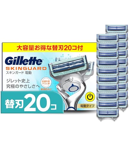 Gillette ジレット スキンガード 電動タイプ 替刃