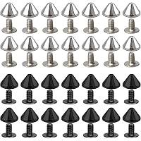 コニカルスタッズ鋲　約800個　9mm＆12mm HARDCORE Amazon.co.jp: [ease] コニカル スタッズ 鋲 9mm シルバー 100個 パン