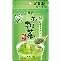 Amazon.co.jp: 伊藤園 おーいお茶 さらさら濃い茶 粉末 [機能性表示