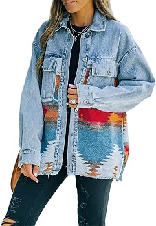 amazon oversized denim jacket