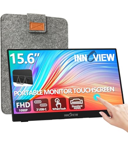 NexPad USB-C Portable Monitor for Laptop. 12 inch FHD 1080P