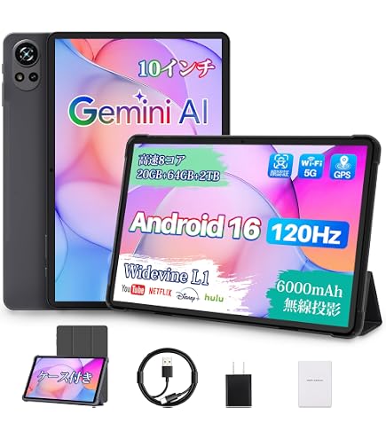 Amazon.co.jp: 10インチタブレット Android 14 タブレット、SIMカード
