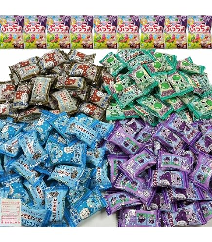 Amazon.co.jp: ☆UHA味覚糖 ぷっちょ 約100個入り 大容量 業務用 4種
