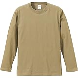 [ユナイテッドアスレ] Tシャツ 長袖無地Tシャツ5.6oz（袖口リブ無し） [メンズ]