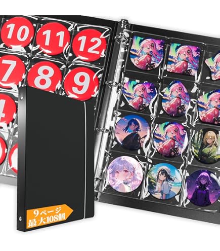 Amazon | CONC CO479 57mm缶バッジ収納ホルダー 通販