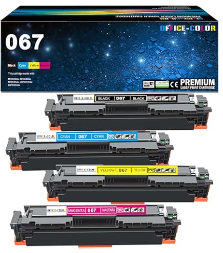 M*a様 Canon 067トナーカートリッジ4個セット 楽天市場】キヤノン CANON トナーカートリッジ067H/CRG-067H 4色