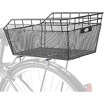 Amazon | CXWXC 自転車 後ろカゴ 大容量 高耐久性 取付簡単 リアカゴ