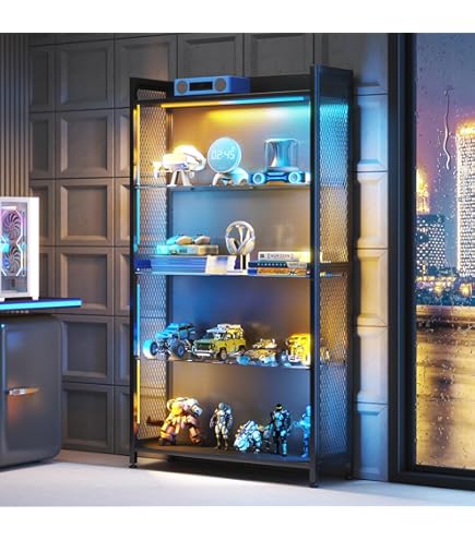 Amazon.co.jp: フィギュアケース コレクションケース ガラス