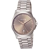 [グッチ] 腕時計 G-TIMELESS Gタイムレス ブラウン 文字盤 ステンレススチール サファイヤガラス クォーツ 38MM スイス Watch YA1264053 メンズ シルバー [並行輸入品]