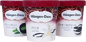 Amazon ハーゲンダッツ パイント 473ｍｌ選べる3個セット アイスクリーム バニラ グリーンティー クッキー クリーム Haagen Dazs ハーゲンダッツ アイスクリーム 通販