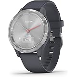 【Android / iOS対応】Garmin(ガーミン) vivomove 3S 針付きハイブリッドスマートウォッチ Sサイズ [フル充電で4日間稼働/Suica 対応/睡眠分析/ストレス値/BodyBattery/スマートフォンと接続で電話、メー