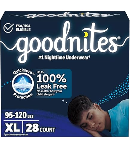 Amazon.co.jp: Goodnites Nighttime Bedwetting Underwear, Girls' L