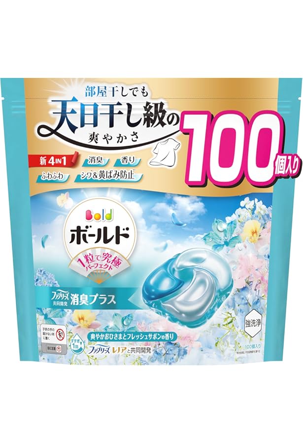 新品大容量420個　ボールド ジェルボール4in1 詰め替え 70個×6袋セット Amazon | ボールド ジェルボール 4D フレッシュフラワーサボン