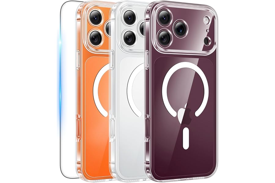 FNTCASE for iPhone 18 Pro Max Case / 17 Pro Max Case Fit for Magsafe | Screen Protector, Military Grade Drop Protection, Slim
