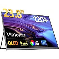 Amazon.co.jp: モバイルモニター23.8インチ QLED モバイルディスプレイ