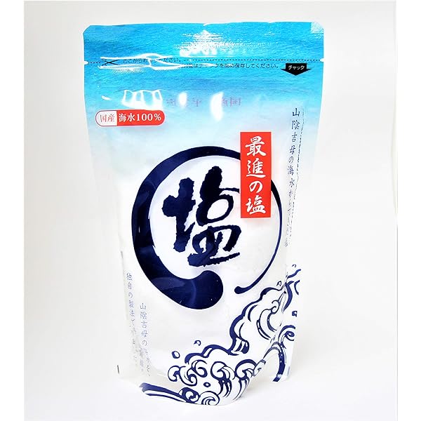 Amazon.co.jp: 最進の塩 300g×3袋入 平釜塩100％ 海水100％ ミネラル