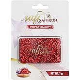 Premium Quality Saffron Threads 1 Gram | Awarded among 300 Types of Saffron | 100% Pure & Grade A+ | All Natural Red Zafran, 