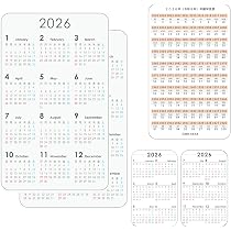 Amazon | HD-GEAR 名刺サイズ カードタイプ カレンダー 2026 (令和