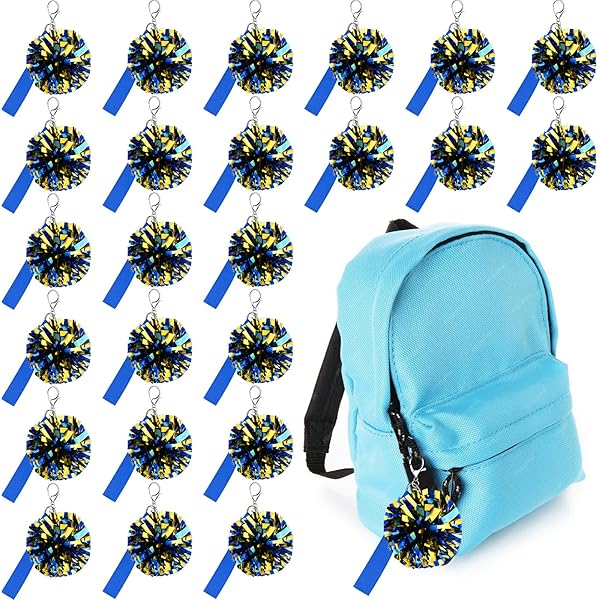 Amazon.co.jp: Remuuly チアポンポン キーチェーン チアリーダーギフト