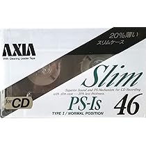 □未開封□カセットテープ□AXIA□PS-Ⅱs46分□slim□ハイポジション□