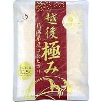 越後ごはん28個　1/25 極・発酵法　大盛り200g 低たんぱく質ご飯　腎臓病 Amazon | バイオテックジャパン 越後極み (450g×4袋) 低たんぱくご飯