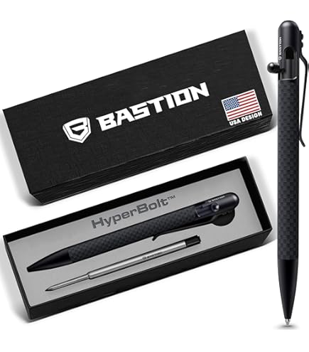 Amazon | BASTION® ラグジュアリーボルトアクションペン、軽量EDCペン