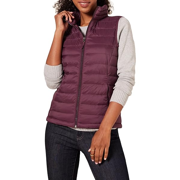 Pink Vest Women Pudcoco Womens Long Hooded Puffer Vest Sleeveless