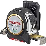 タジマ(Tajima) コンベックス 剛厚テープ5m×25mm 剛厚セフGロックダブルマグ25 尺相当目盛付 GASFGLWM2550S