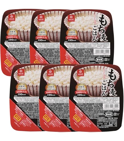 Amazon | はくばく 十六穀ごはん パックご飯 150g×6個 | はくばく