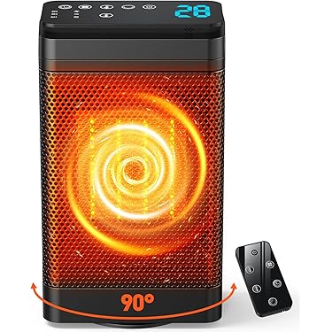 セラミックヒーター ブラック 小型 電気ファンヒーター 大風量 耐火素材 IRIS OHYAMA（アイリスオーヤマ） ファンヒーター 電気 ヒーター