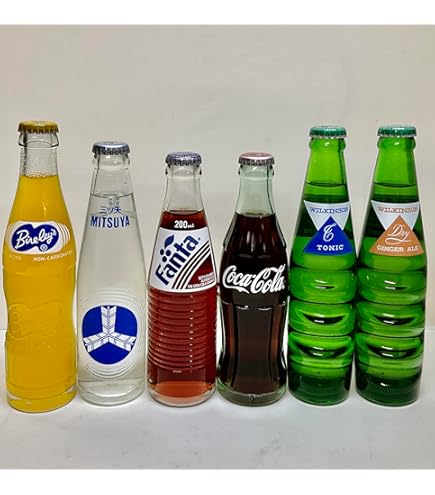 Brain Wash 炭酸飲料セット 4本(飲めません) Amazon.co.jp: 瓶ジュースセット6種類各4本ずつ 計24本（コカコーラ