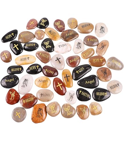 In Loving Memory Stones ROCKIMPACT 50PCS Remember Stones - Engraved ...