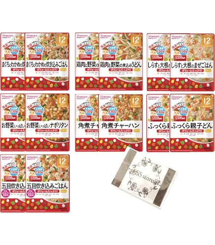 r】キューピー ベビーフード 12か月 14食x6セット＋17食セット