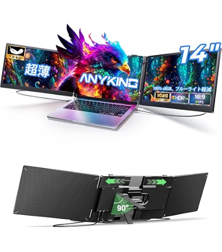 Amazon.co.jp: MAGICRAVEN ノートパソコン画面エクステンダー 14インチ