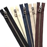 Y.K.K レザー用 20cm S 5色セット 4LFN20-5MIX