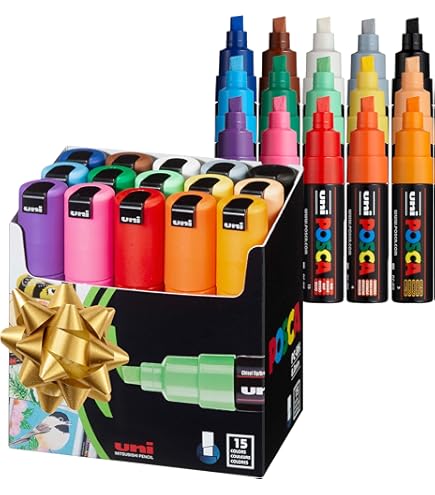 Amazon.co.jp: 三菱鉛筆 ポスカ 中字丸芯 29色 全色セット : 文房具