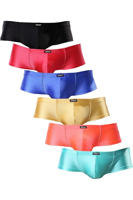 iKingsky Men's Cheeky Boxer Briefs Sexy 