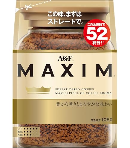 Amazon.co.jp: AGF マキシム 袋 80g 【 インスタントコーヒー
