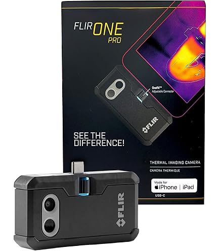 快*様 FLIR ONE 赤外線カメラ　iphone ライトニング端子用 iPhone用赤外線サーモグラフィ「FLIR ONE for iOS Personal Thermal