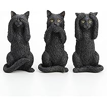 Amazon.co.jp: 24K エジプト 黒猫 レノックス ジュエリー 陶器